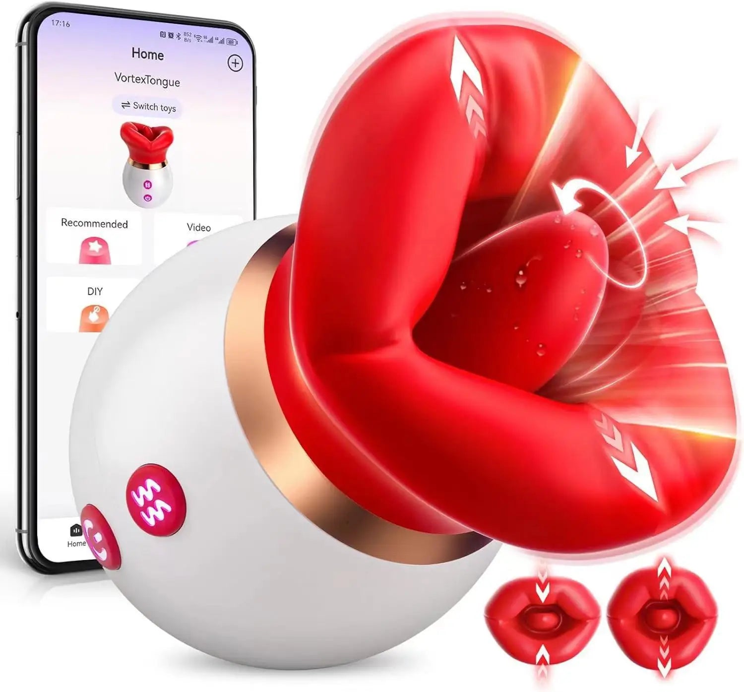 The Apex Control - 3-in-1 App Massager