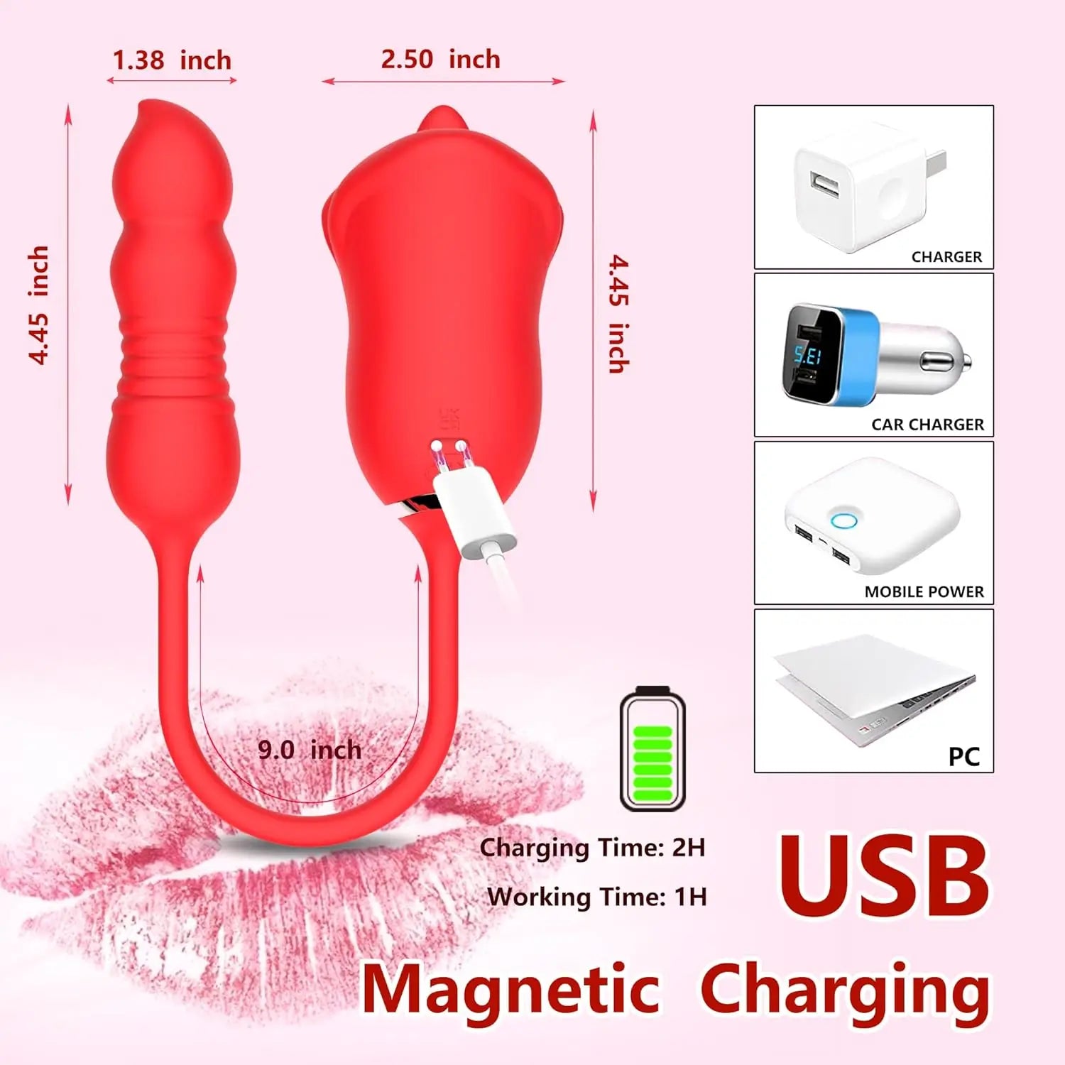 The Rose Petal - Multi-Function Intimate Stimulator