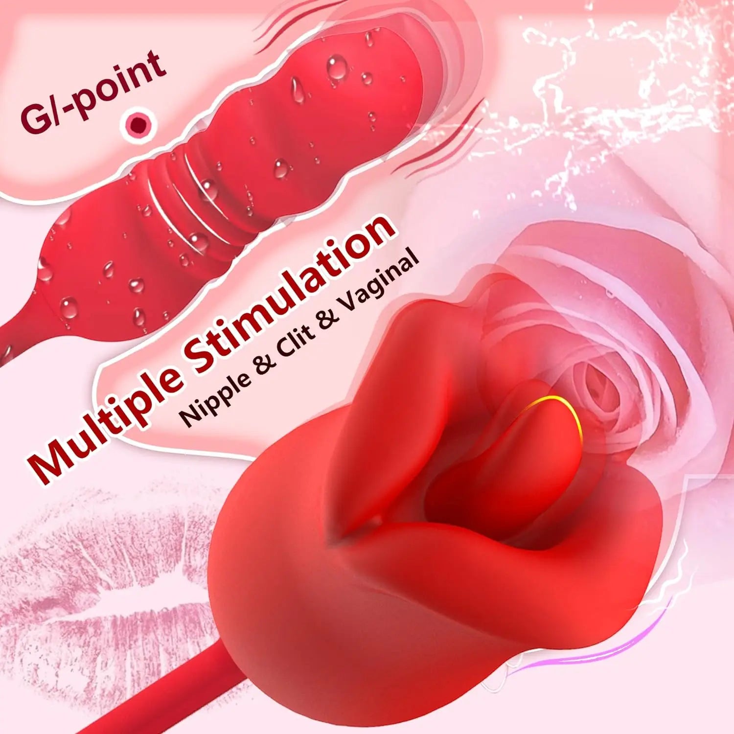 The Rose Petal - Multi-Function Intimate Stimulator