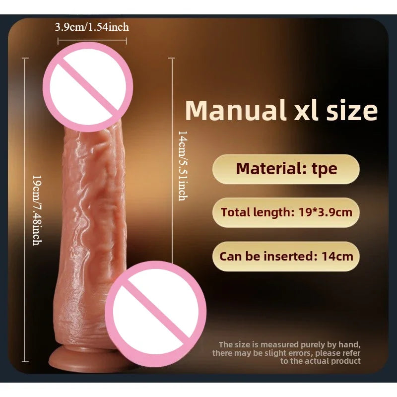 The Apex Reality - Realistic Dual-Action Stimulator